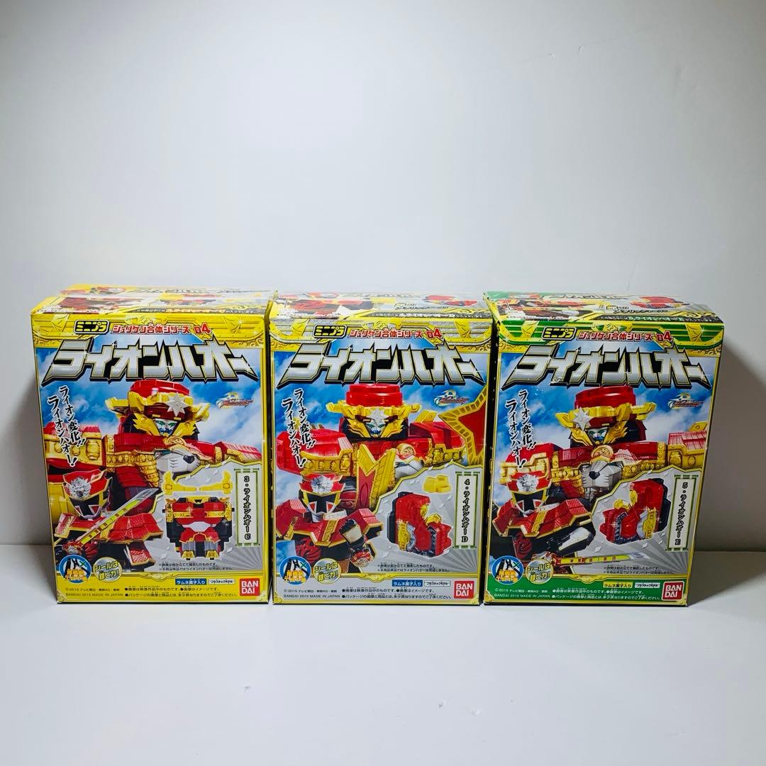 ミニプラ　ニンニンジャー　シュリケン合体 ライオンハオー　全5種　コンプリート