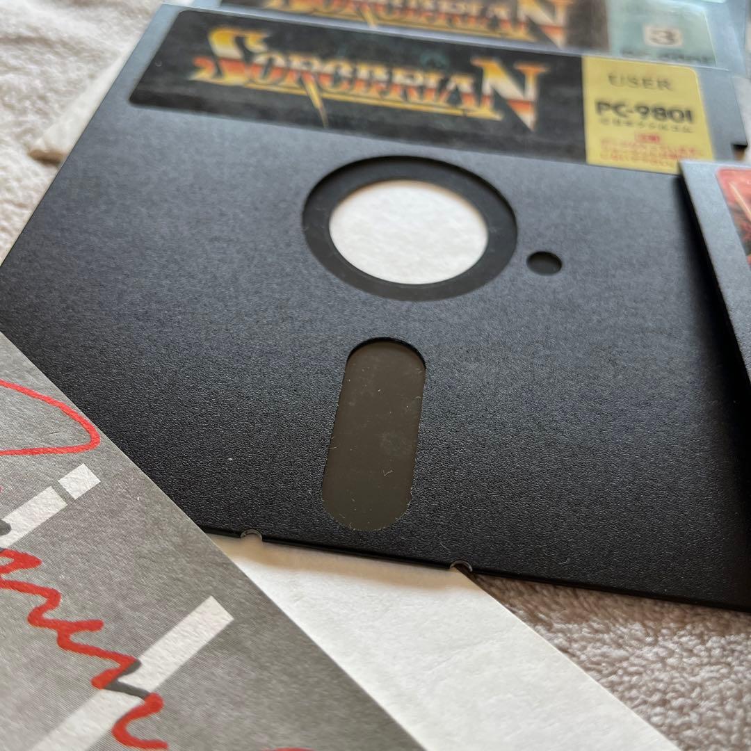 PC9801 ソーサリアン 5inch2DDディスクのみ16枚 追加シナリオあり