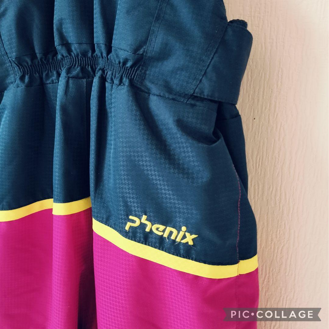 美品 Phenixスキーウェア 女の子 上下 150 140 雪結晶☆水色ピンク