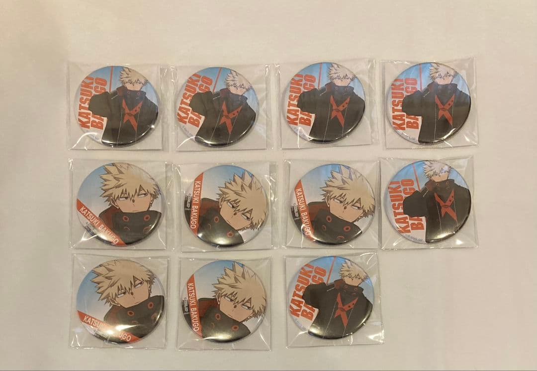 爆豪勝己 缶バッジ アウターver.