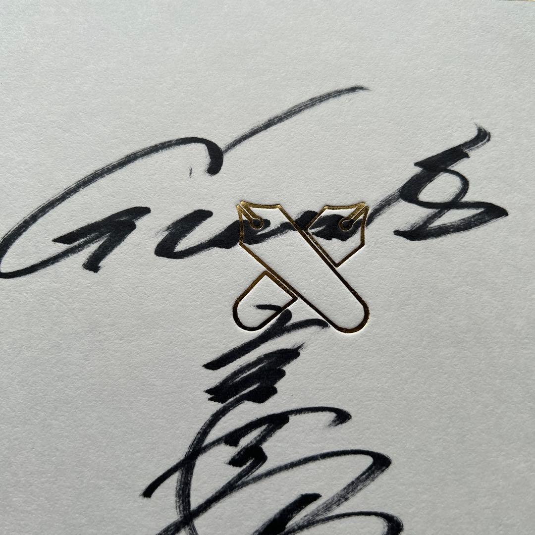 【超希少】高橋由伸 直筆サイン色紙 慶應義塾大学ロゴ 読売ジャイアンツ 慶應OB