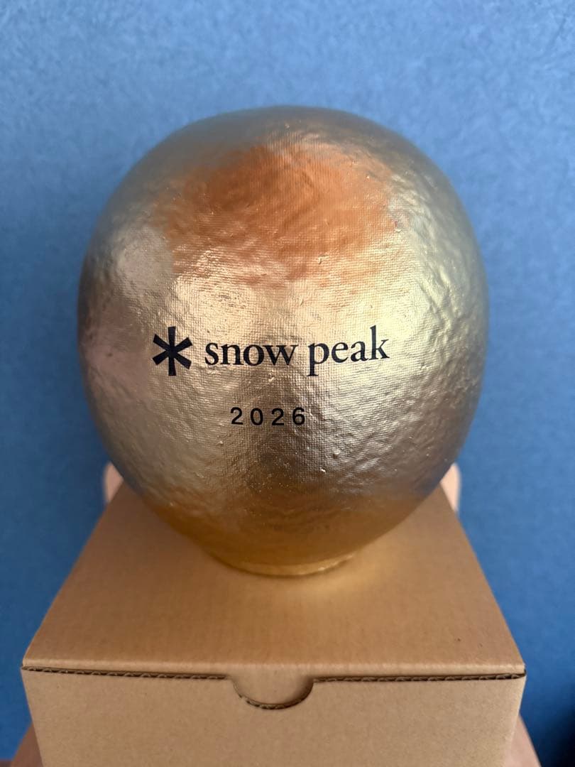 本日限定値下げ中【2026年】非売品　スノーピーク　雪峰　大だるま　未使用品