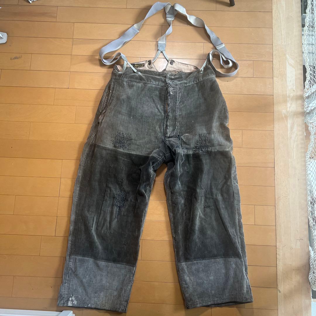 専用【希少・1930s】Le Favori コーデュロイパンツ 太畝