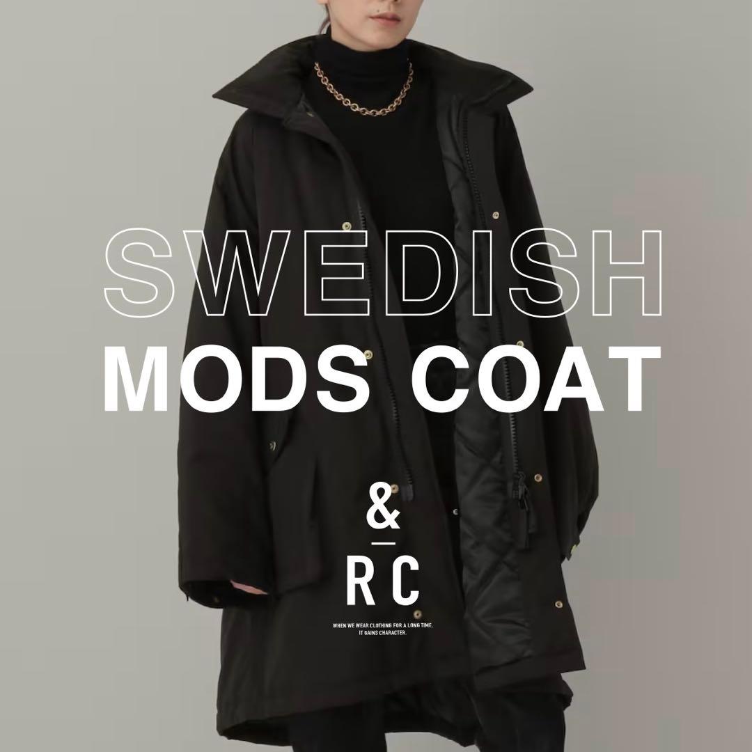 Curensology【&RC】スウェーディッシュモッズコート ブラック38
