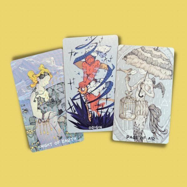 【正規品タロットカード】超レア✨クラファン完売品✨雨と光が織りなすデッキ／ミニ版