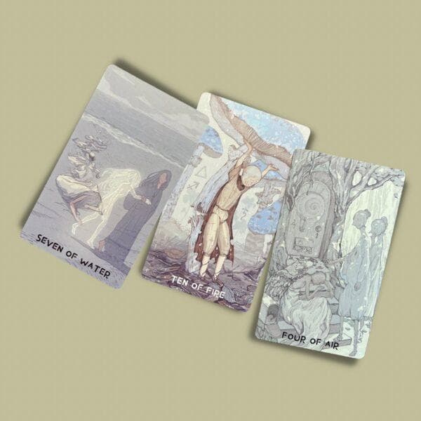 【正規品タロットカード】超レア✨クラファン完売品✨雨と光が織りなすデッキ／ミニ版