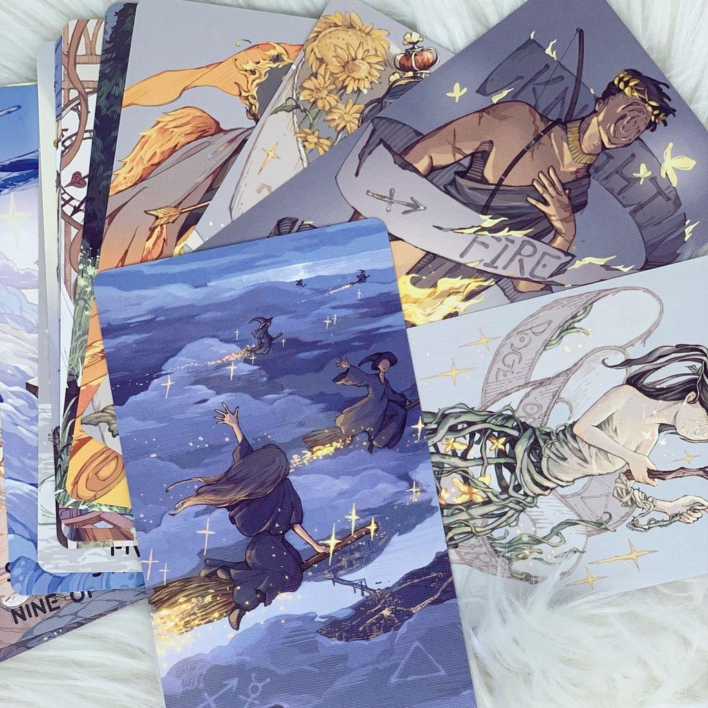 【正規品タロットカード】超レア✨クラファン完売品✨雨と光が織りなすデッキ／ミニ版