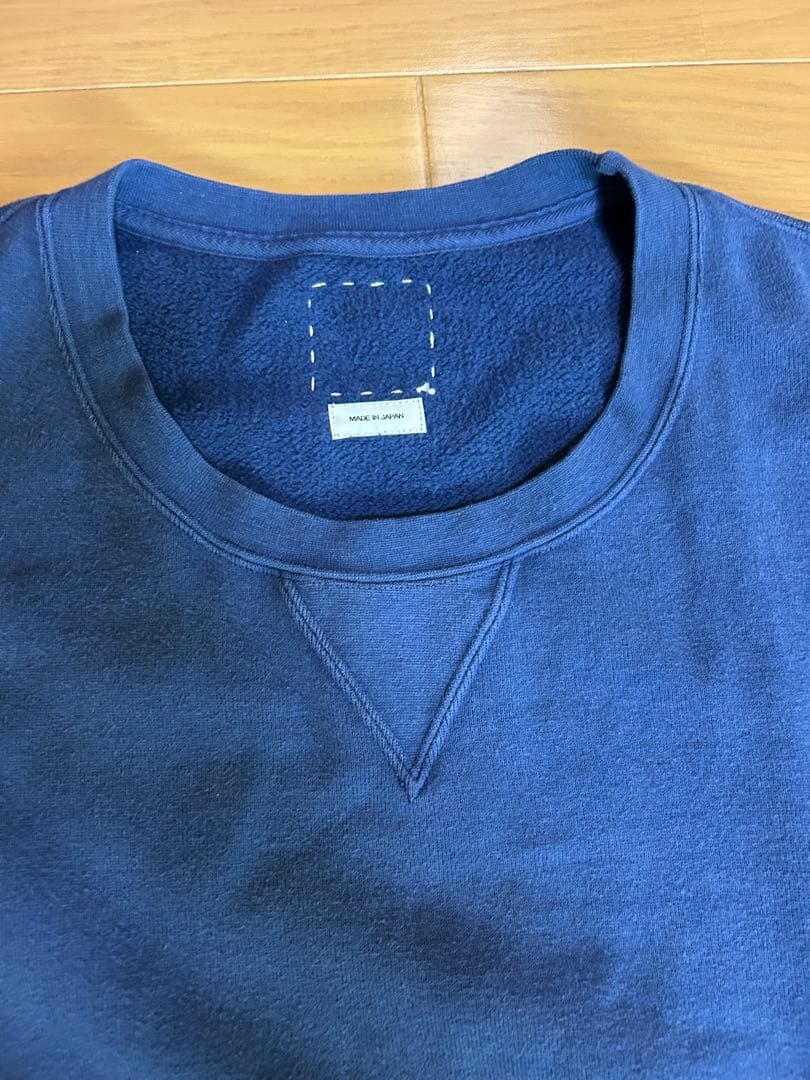 2025SS JUMBO SB SWEAT L/S DMGD/NAVY/４