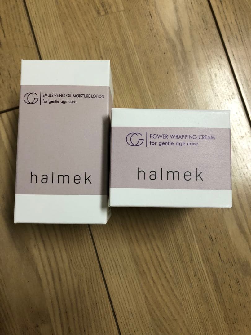 【新品未使用品】halmek 化粧水 & クリーム(本体セット)