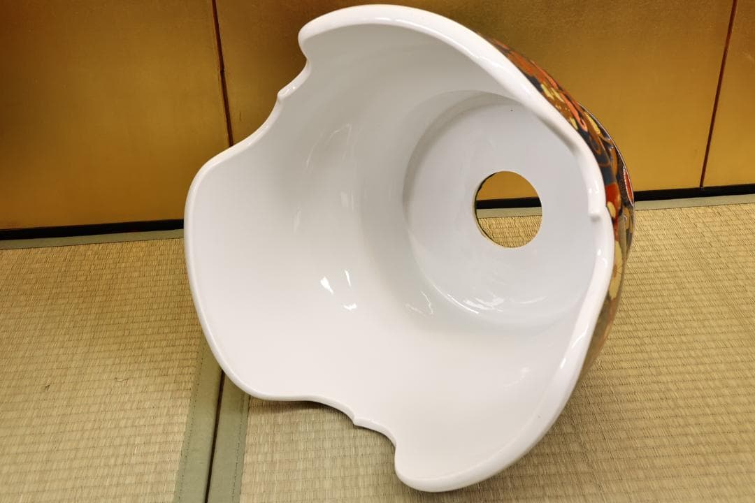 有田焼　舞右衛門 作 「 古伊万里　飾壺 」 沈香壷 高114cm　BK061