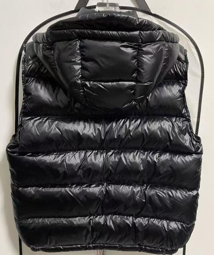 モンブラン ブラック ダウンベスト フード付き