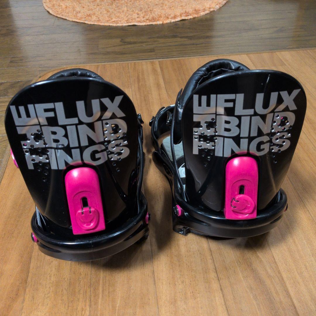 【USED】FLUX スノーボードビンディング PR15 ブラック/ピンク M