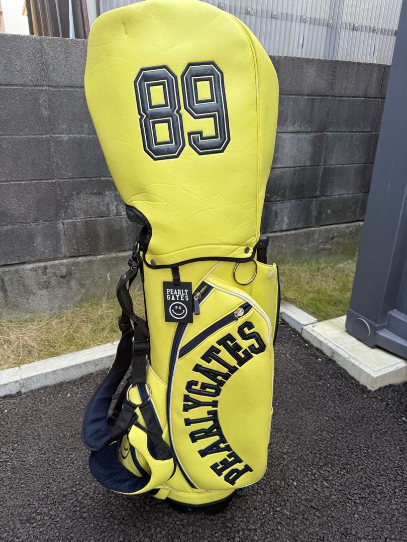 PEARLY GATES ゴルフバッグ 89 イエロー