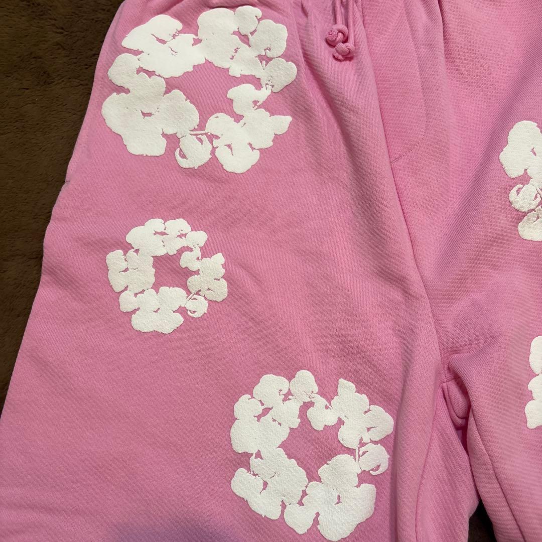 デニムティアーズ　ハーフパンツ　ピンク S