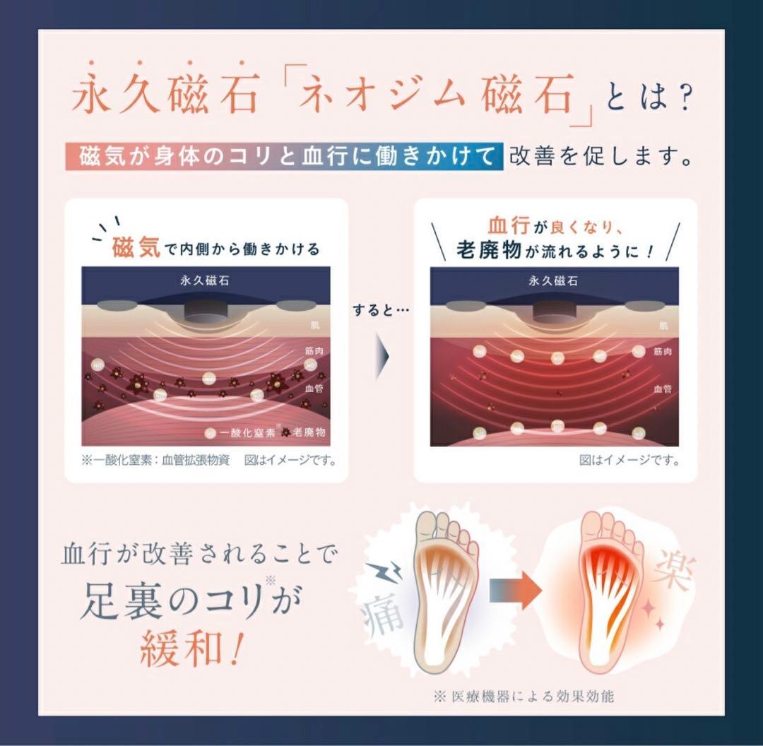 ５本磁気サポーターソックス　 　　　　　　　　＊新品 ２足組