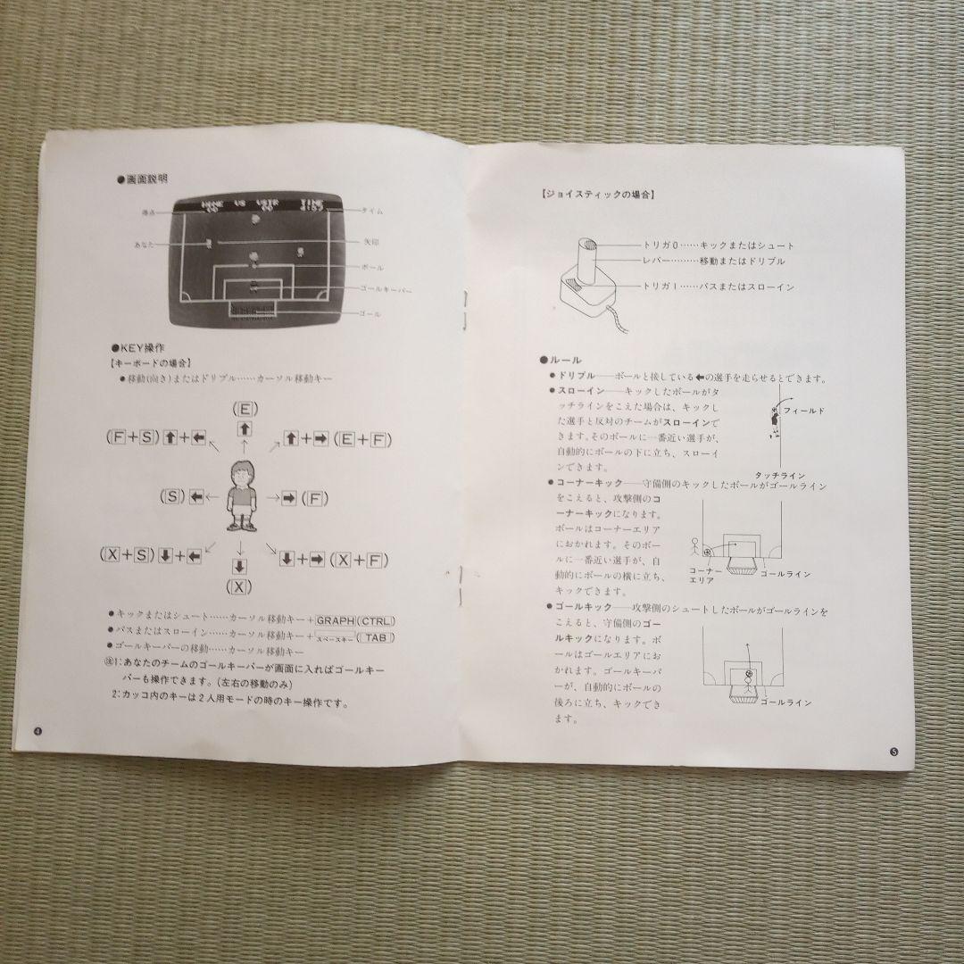 チャンピオンサッカー　MSX　PONYCA　動作未確認　プラスチックケースなし