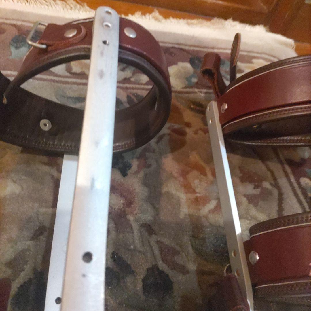 リハビリ用靴 調整可能 ブラウン【右足】【婦人用】【24センチ】【2〜3回使用】