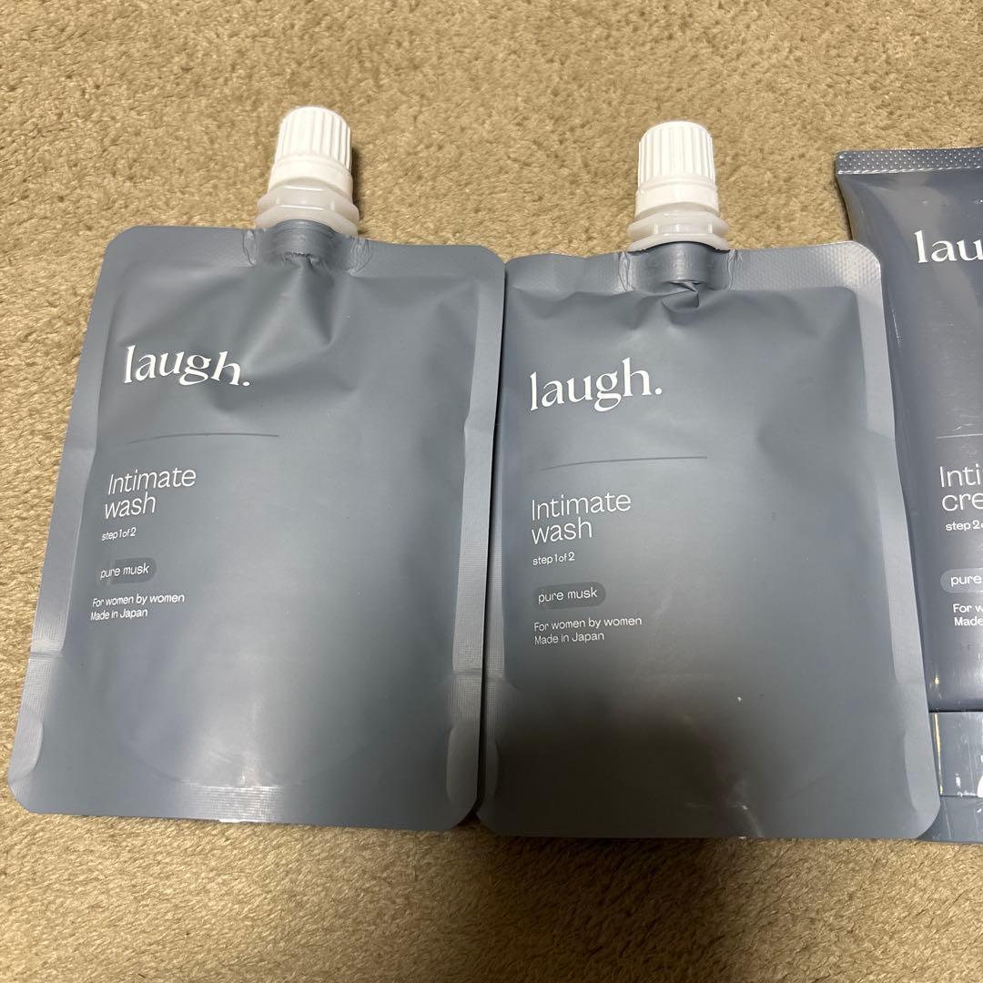 Laugh.ラフドットインティメイトウォッシュ詰め替えクリーム各2点ピュアムスク