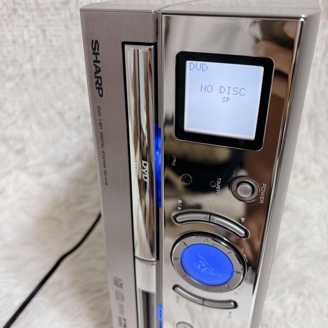 動作品 SHARP ミニコンポ SD-VH9-S シャープ CD MD DVD