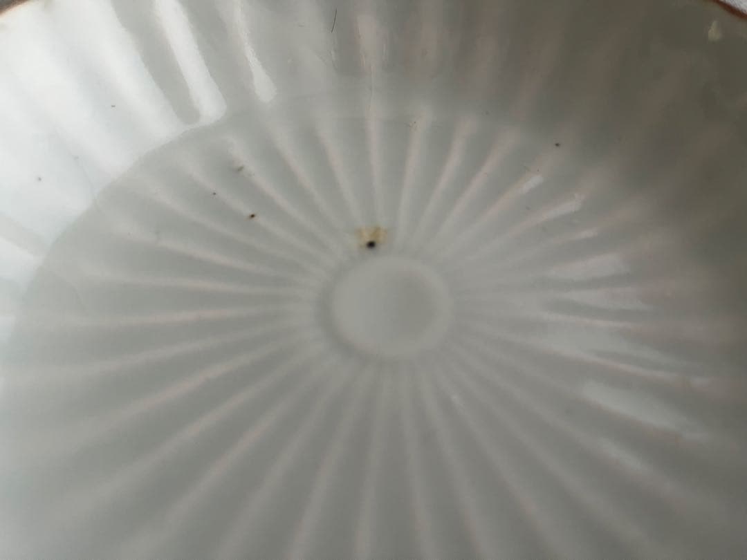 古伊万里 白磁 輪花 膾皿 なます皿 4客 江戸時代