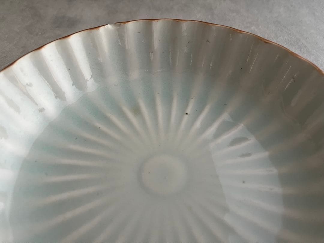 古伊万里 白磁 輪花 膾皿 なます皿 4客 江戸時代