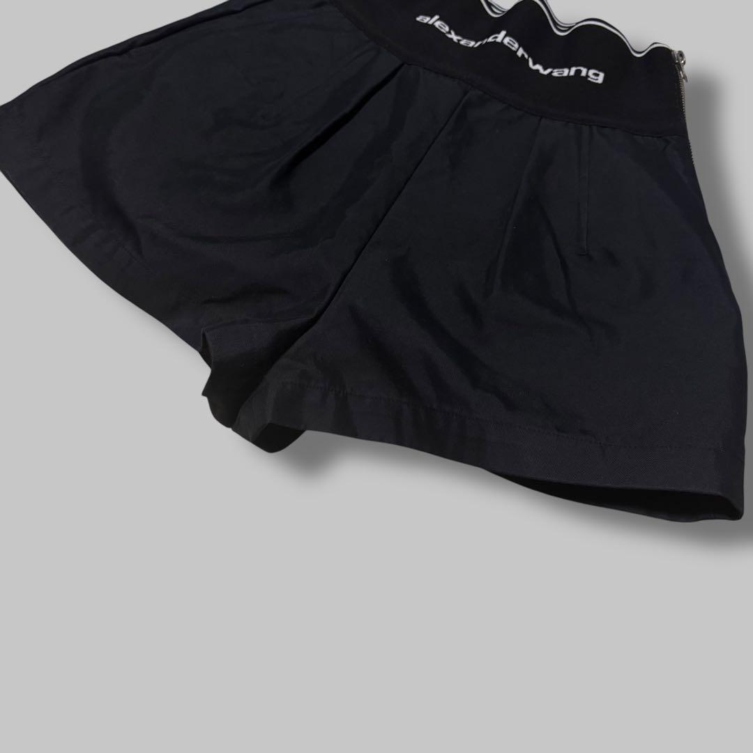 極美品 アレキサンダーワン ウエストバンド サファリショーツ ショートパンツ