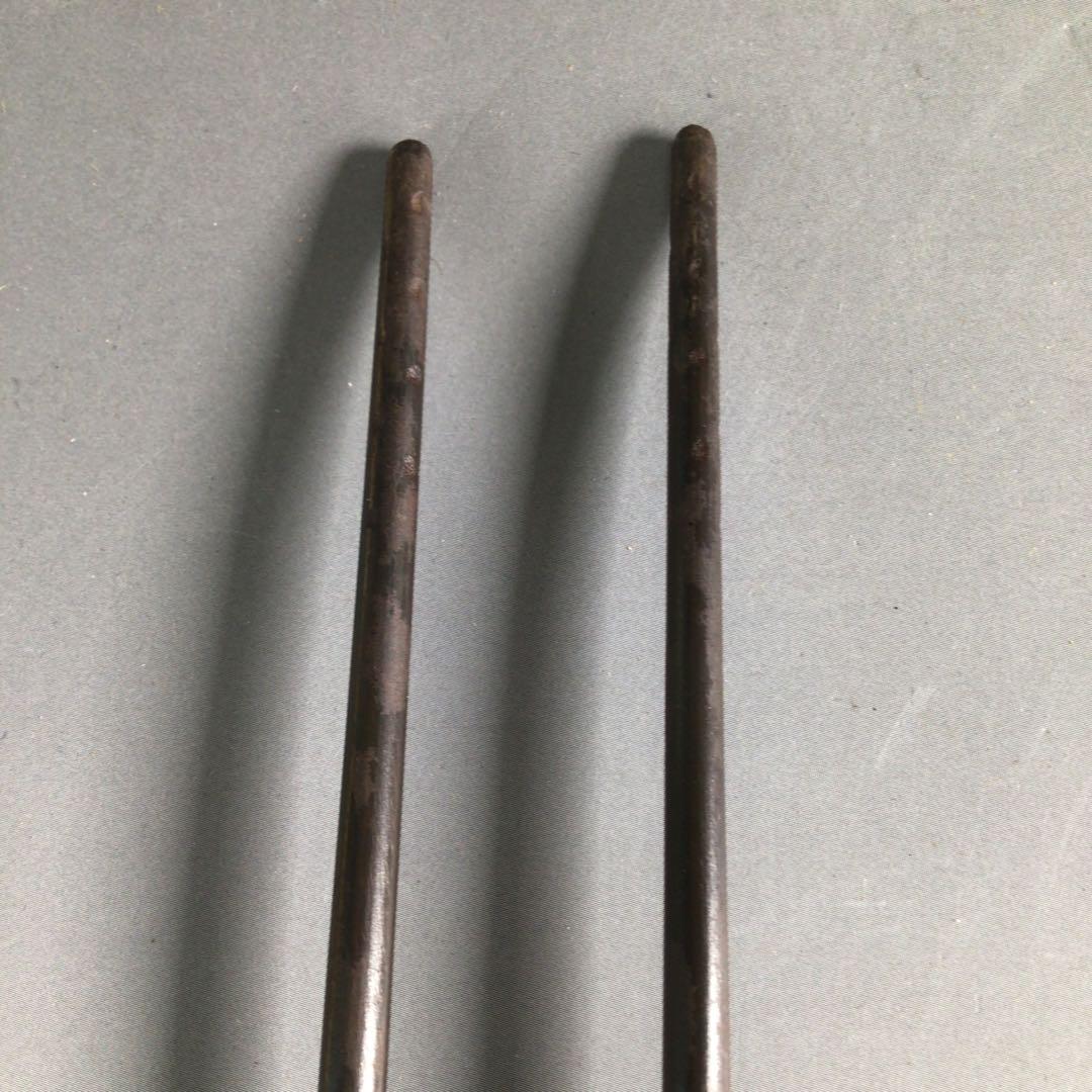 Ｒ４７　火箸　『寺西宗山造』『七宝象嵌』『飾火箸』　共箱　茶道具