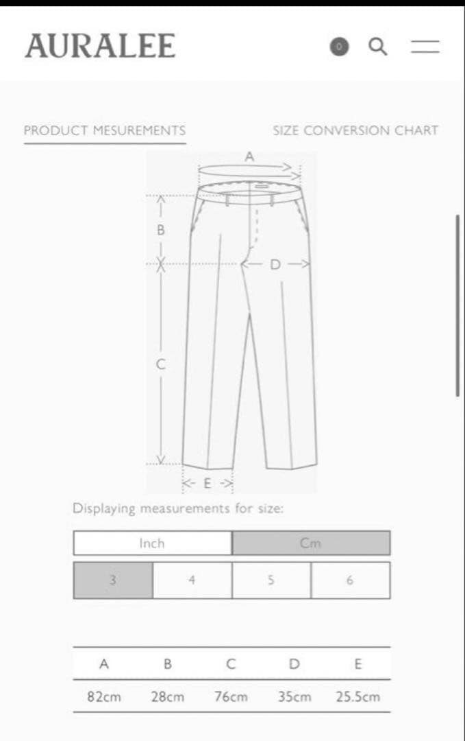 AURALEE 25AW コーデュロイワイドパンツ　オリーブブラウン