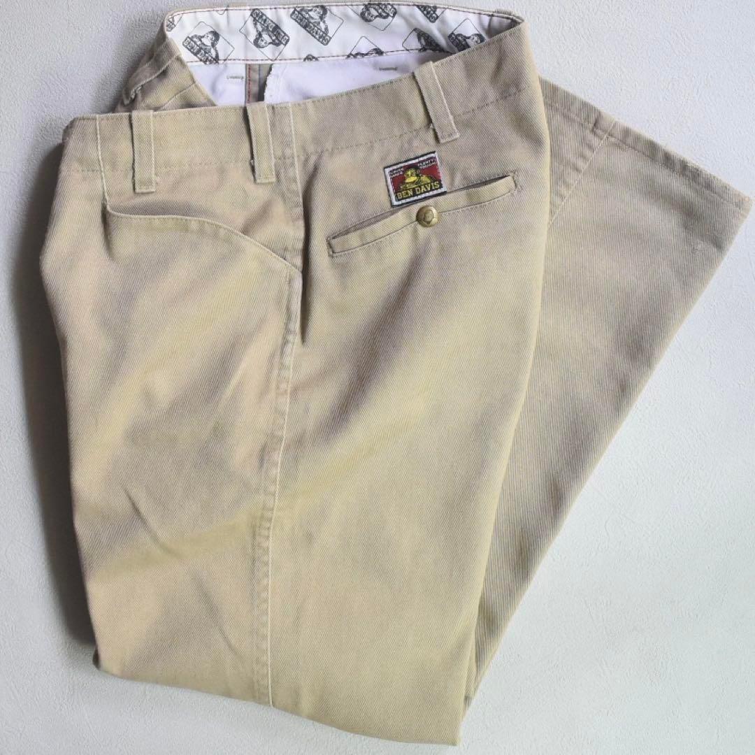 【フォロー割適用】70s BEN DAVIS フリスコパンツ 赤青裏チェーンステ