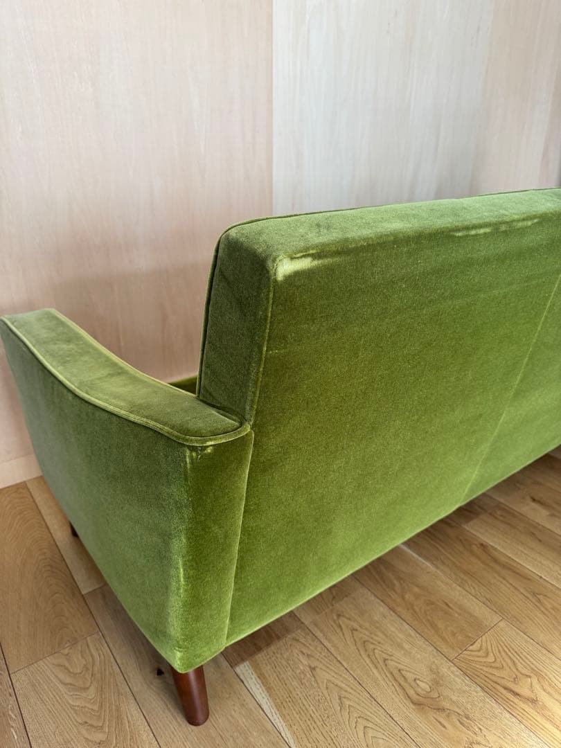 【本日限定値下げ】カリモク 60 ロビーチェア3シータ モケットグリーン