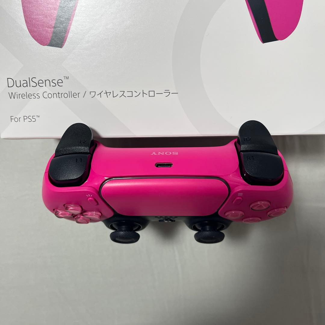 【極美品】PS5 DualSense ワイヤレスコントローラー ノヴァピンク
