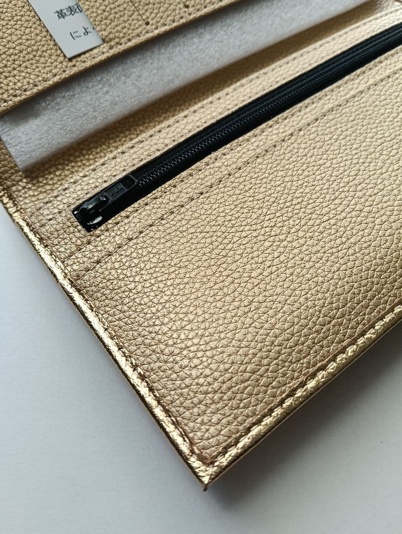 【新品・未使用】皇居 長財布　ゴールド　金