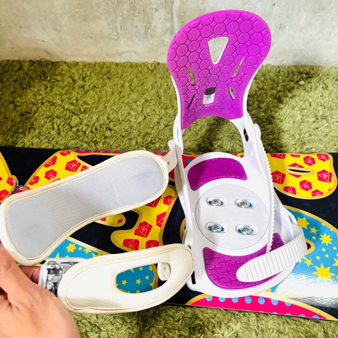 【良品】 イグニオ レディーススノーボード3点セット 140cm ブーツ23.0