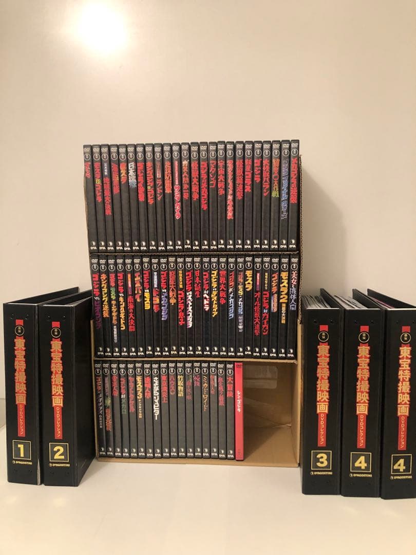 東宝特撮映画 DVDコレクション 全巻セット専用ラックおまけ付き