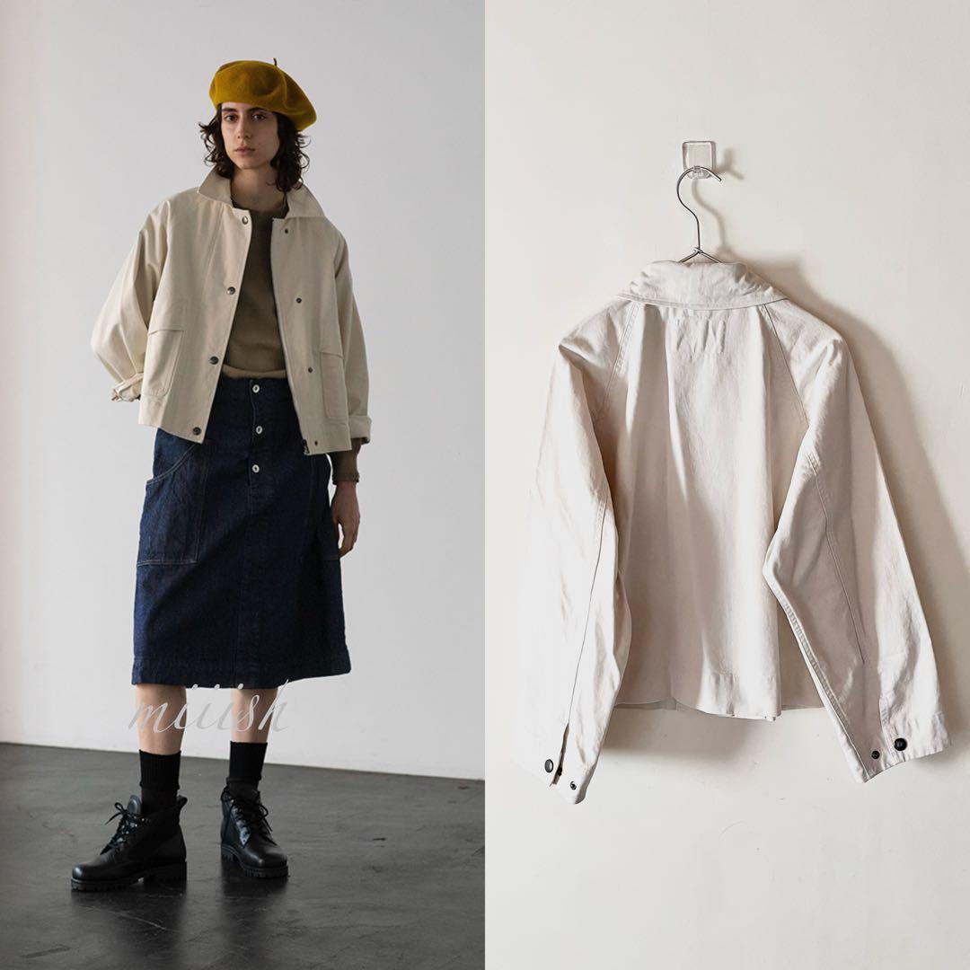 新品タグ付 マーガレットハウエル 襟付きコットンブルゾン 4.3万 カタログ掲載