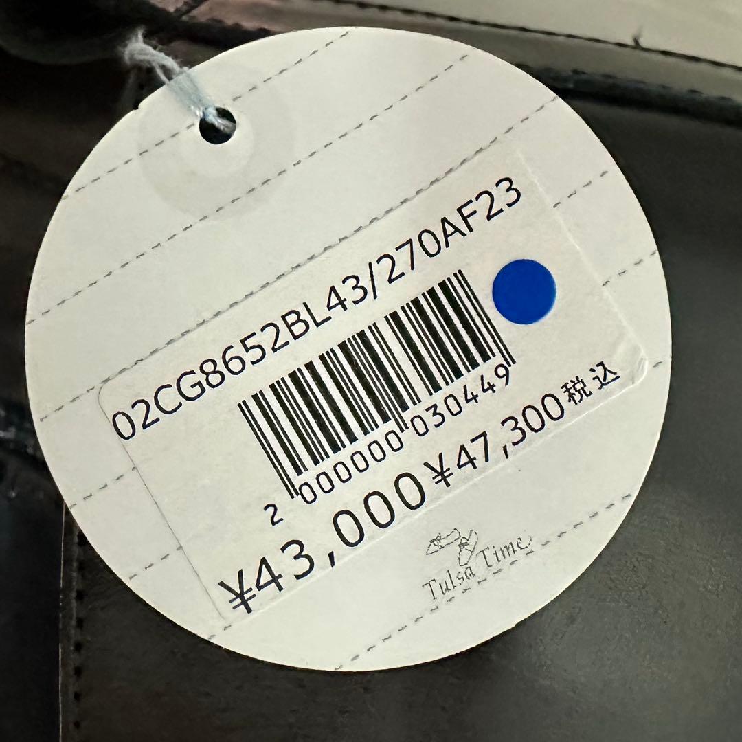 定価47300円 インポート ロングブーツ サイドジップ ベルト 厚底