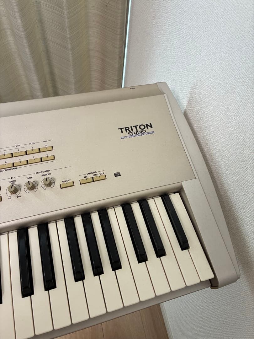 ジャンクKORG TRITON Studio 76 EXB-PCM09 CD付