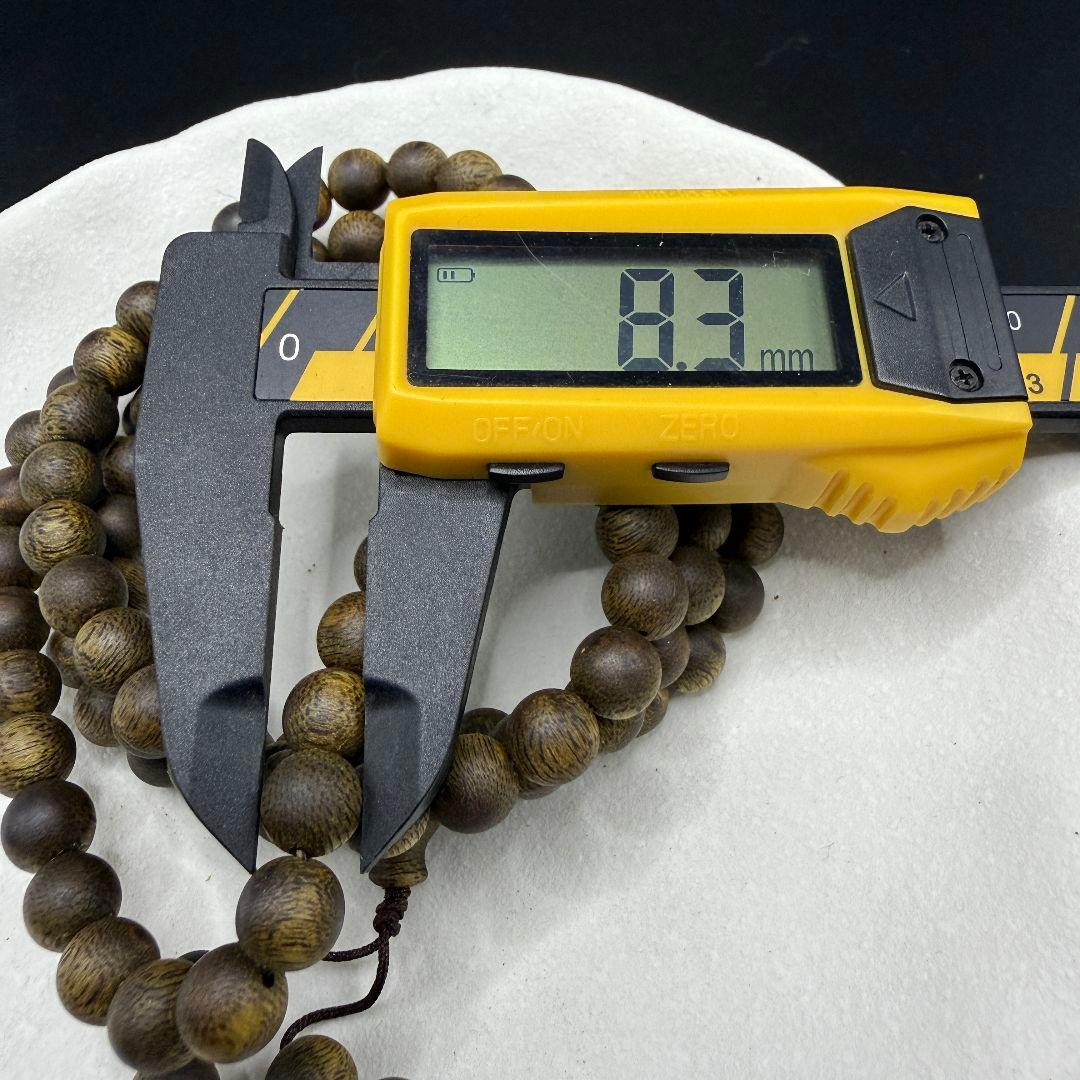 R54 全沈水極上緑油伽羅伽楠香 奇楠香沈香手串 高級ブレスレット重:34.6g