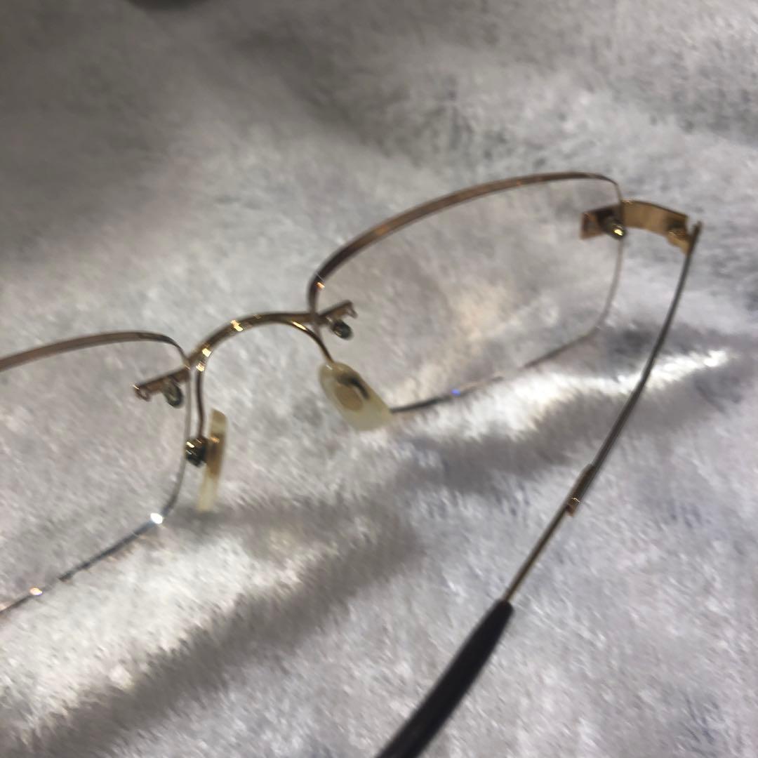 ローデンストック　リムレスメガネ