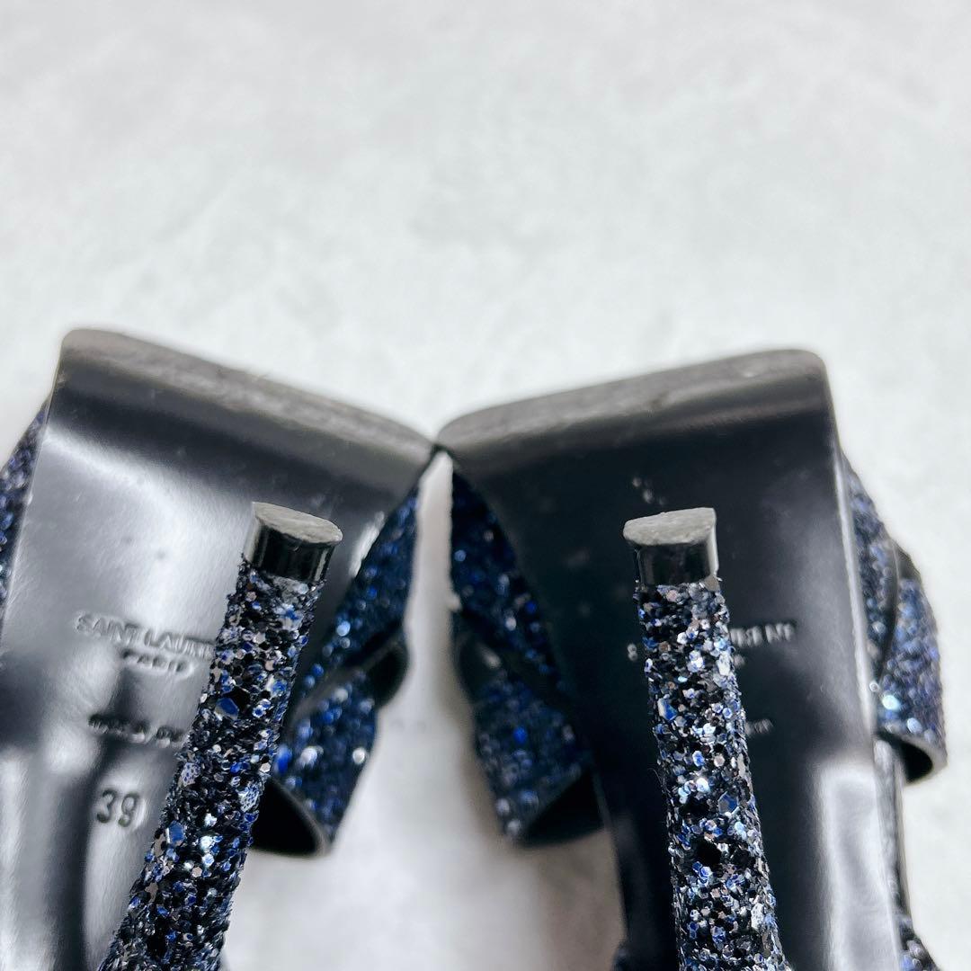 希少✨️ サンローラン サンダル トリビュート ラメ グリッター スパンコール