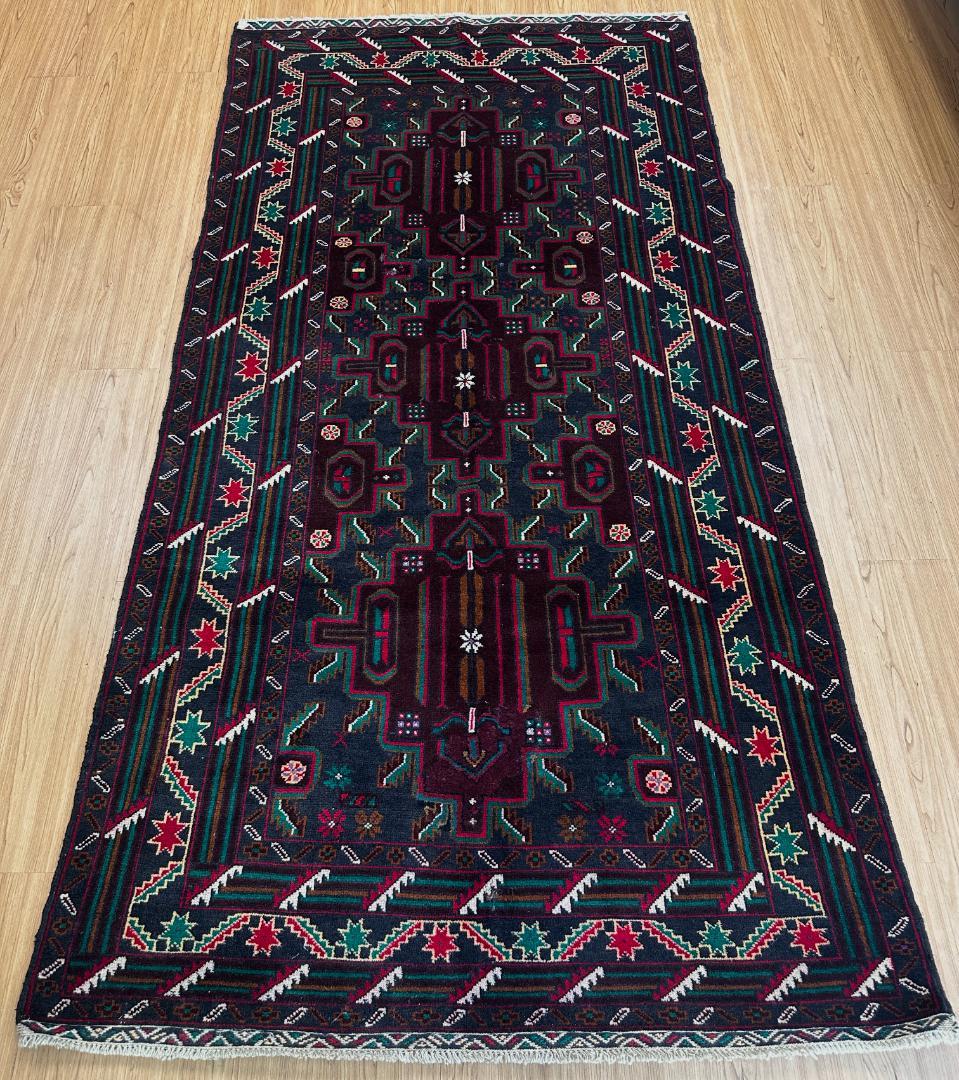 ヴィンテージラグ　トライバルラグ