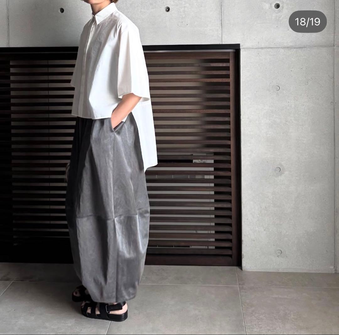 パンツ LOHEN PIGMENT DYEING COCOON PANTS