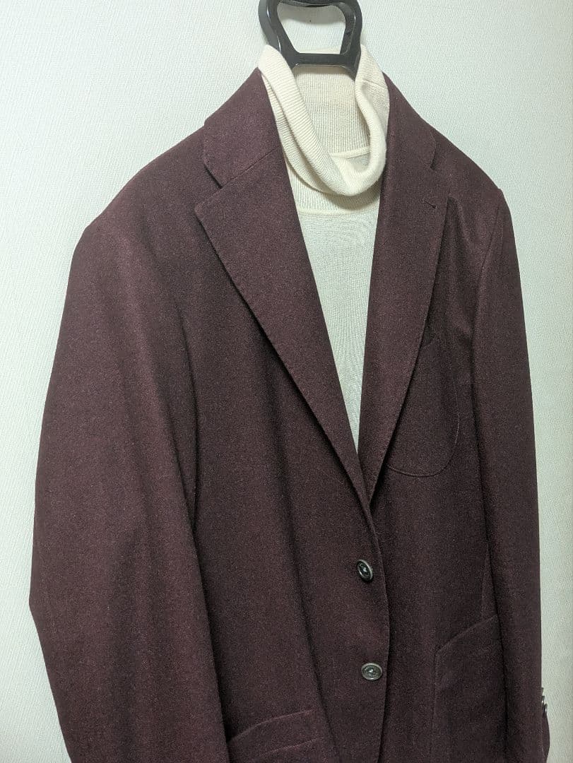 【イタリア製】SACCO ザッコ Napoli カノニコ生地 ジャケット 50