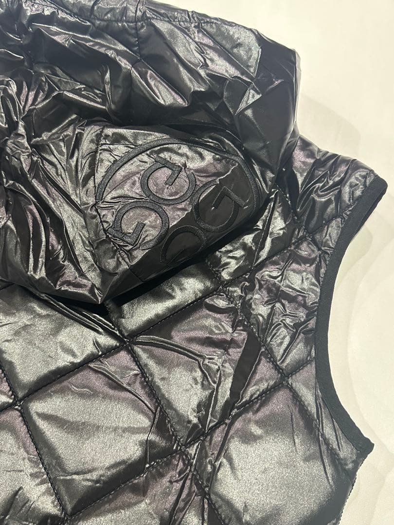 新品未使用新作G/FOREジーフォアレディースベスト sizeLブラック