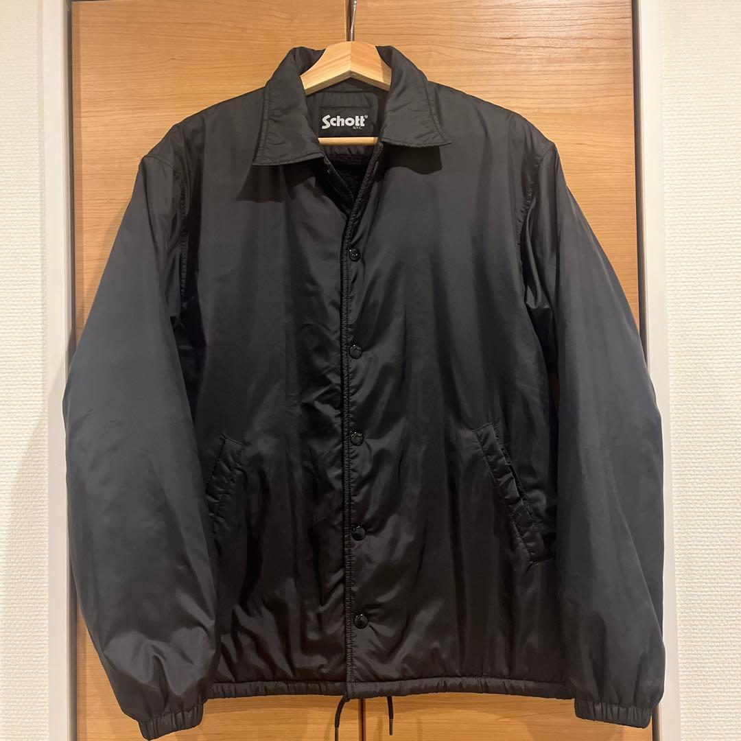Schott ショット コーチジャケット ブラック ボア