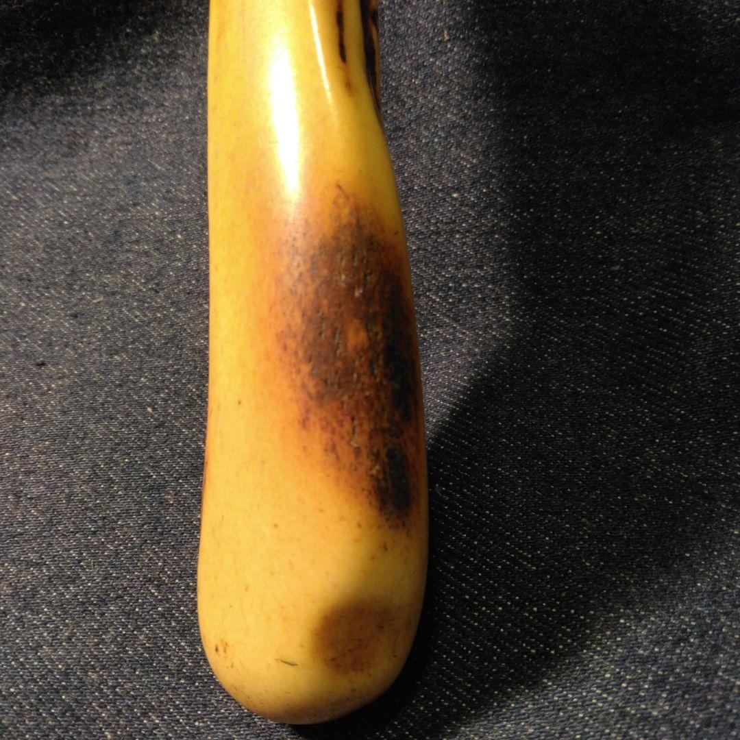 古い　キセル入れ　骨董 鹿の角