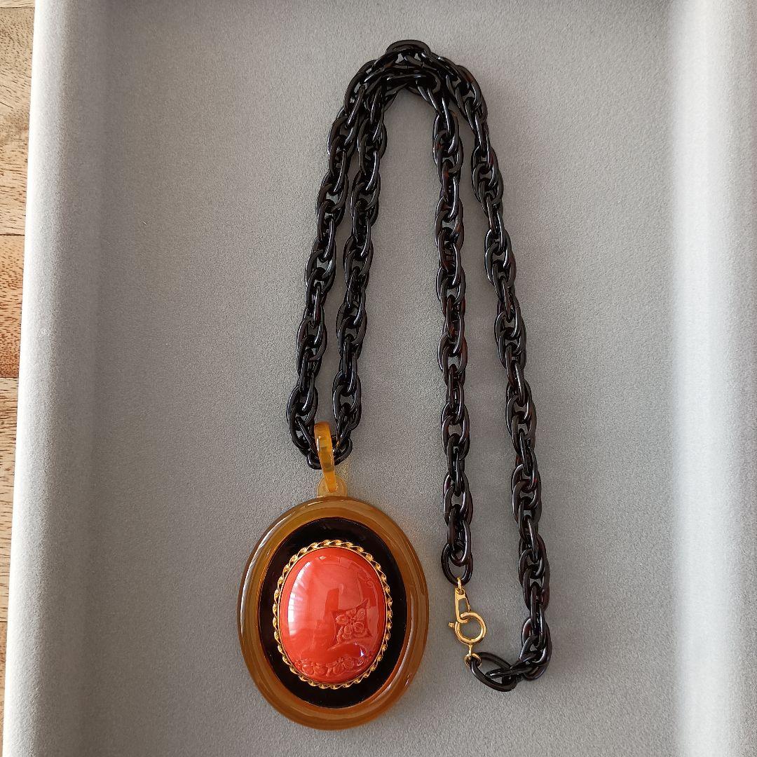 T*I様 鼈甲 べっ甲 本鼈甲 骨董 アクセサリー ネックレス ペンダント 首飾