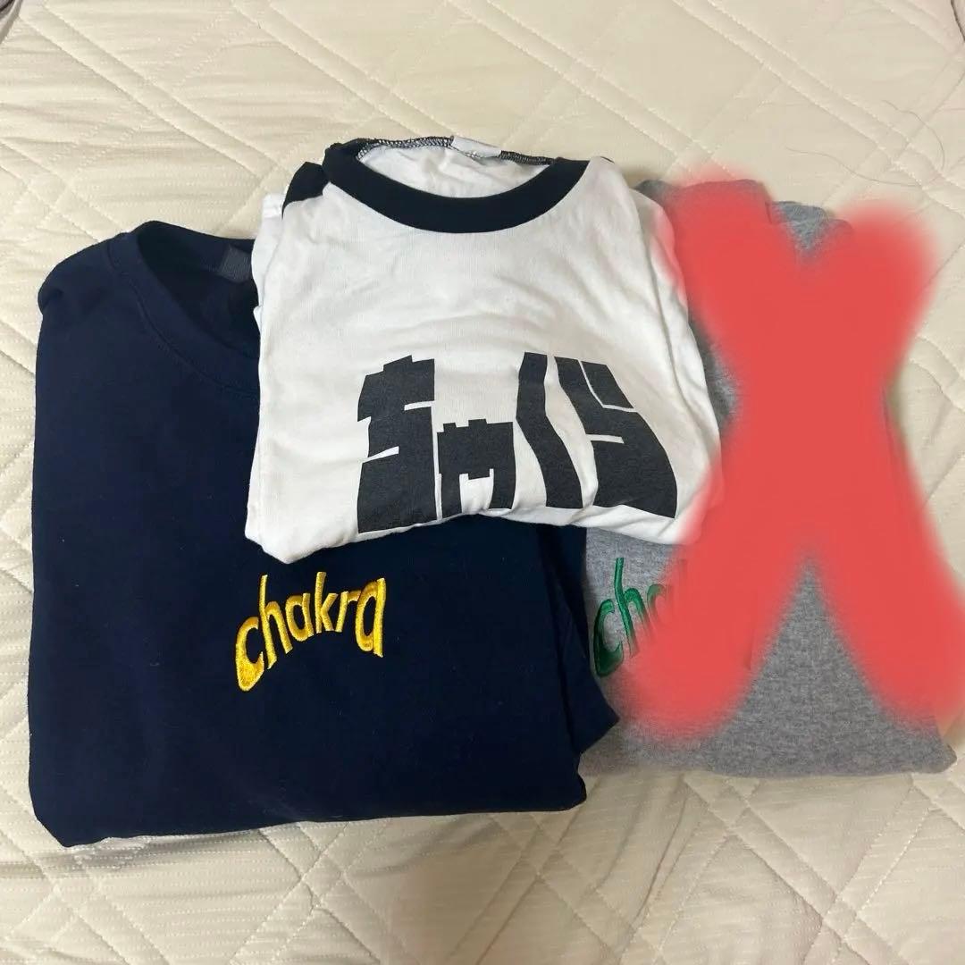 ちゃくら　スウェット　ラグラン　Tシャツ