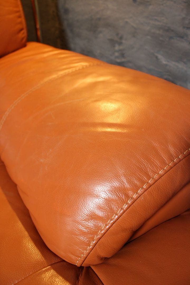 首都圏送無料〜訳あり４０万大塚家具 レザーワールド 本革 コーナーソファ