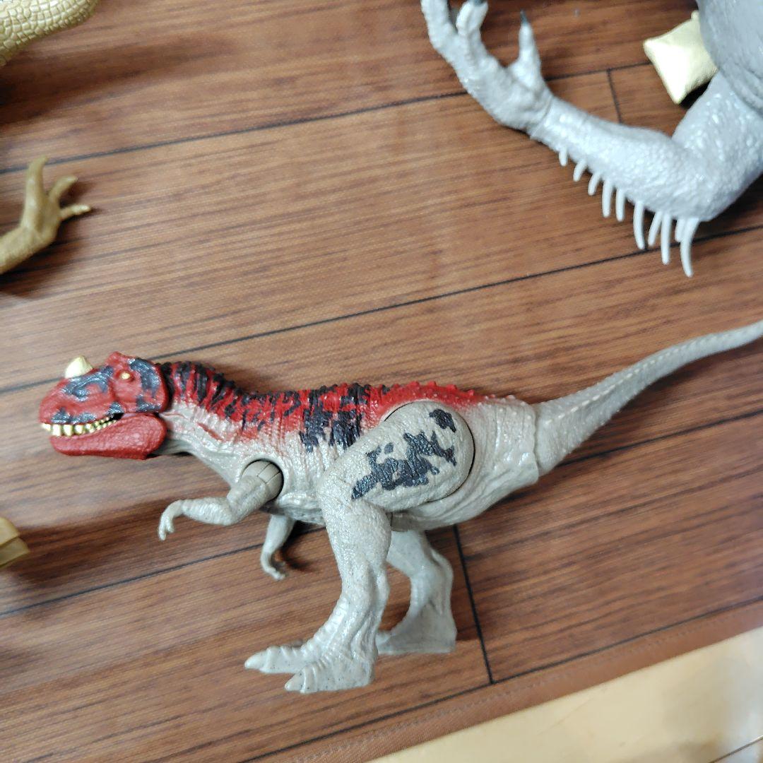マテルジュラシックワールド インドミナス・レックス 恐竜まとめ売り7体